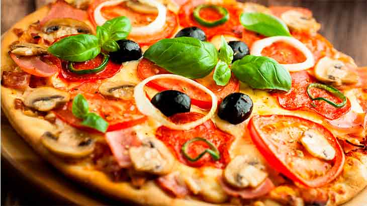 Итальянское блюдо пицца