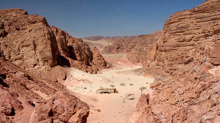 Цветной каньон в Шарм эль Шейхе.