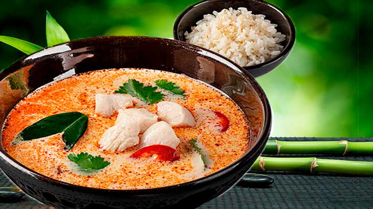  Тайский суп Том Ям.