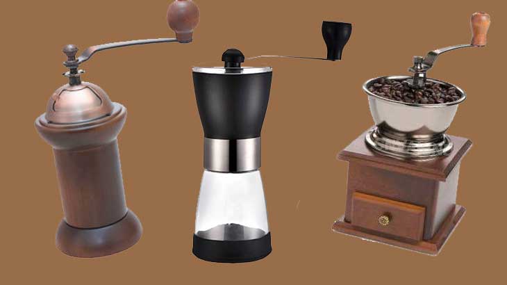 Кофемолки для приготовления кофе.