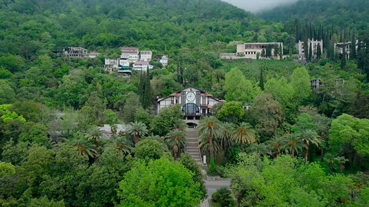 Абхазия - цветущий субтропический край.